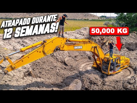 La Excavadora Más Grande y Atascada Que He Recuperado