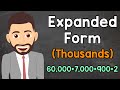 Writing Numbers in Expanded Form: Thousands Explained