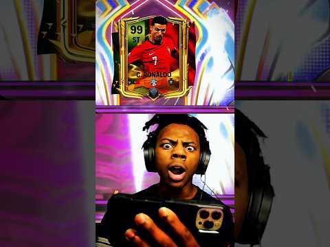OPENED THE PACK… AND MY LIFE FLASHED BEFORE MY EYES (RONALDO🇵🇹 #speed #fifa #ishowspeed  #shorts