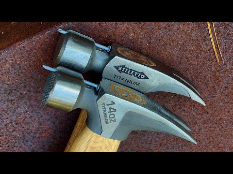 Harbor Freight Titanium Hammer vs  Stiletto Hammer