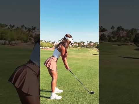 Rate the swing   ⛳️🏌‍♂️💥 #funny #shorts #reels #golf #girl #asmr