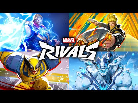 Marvel Rivals - All Character Intros & MVP Animations 2024 (4K 60FPS)