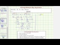 Solving Linear Equations and Inequalities
