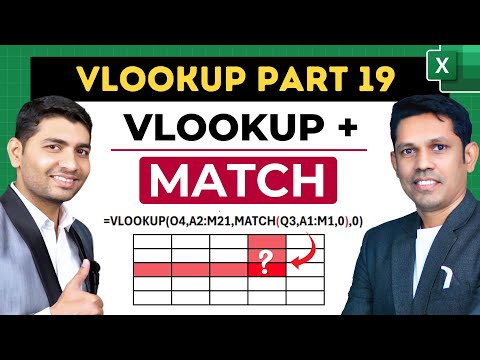 How to Use VLOOKUP + MATCH Like a Pro!