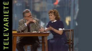 RETRO HUMOR: 37/1989 Televarieté - Moderátorské vstupy a scénky - J. Bohdalová, V. Dvořák