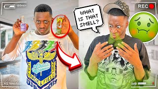 FART SPRAY IN HAND SANITIZER PRANK ON BOYFRIEND!!! * BAD IDEA*