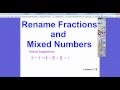 Converting Mixed Numbers and Fractions