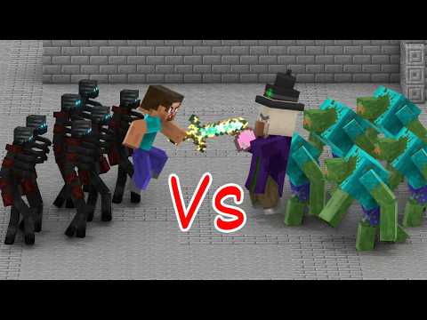 Steve and Alex v.s Mutant Zombies - Minecraft Animation