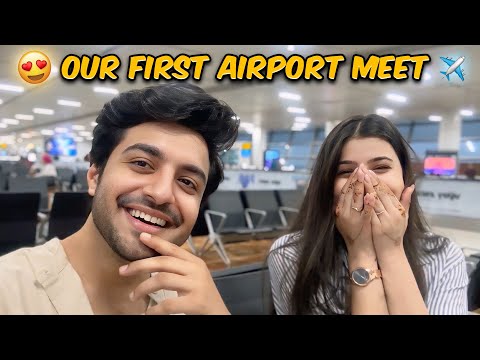 This is How We Finally Met in Real Life 🥹✨ | Airport Vlog Day 1✈️