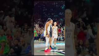 Caitlin Clark & Aaliyah Boston Show Real Teamwork! 🥹🔥🏀 #caitlinclark #basketball #hoops