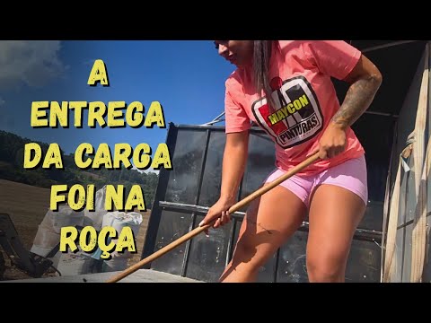 ESTRADA RUIM... E A ENTREGA DA CARGA FOI NO MEIO DA ROÇA 😒