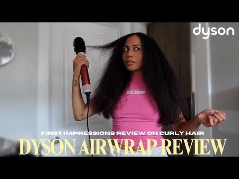 Trying the *NEW* Dyson Airwrap for curly/coily hair ♡ first impressions tutorial review