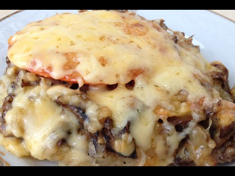 Мясо по французски - ну очень вкусно veal orloff recipe, english subtitles