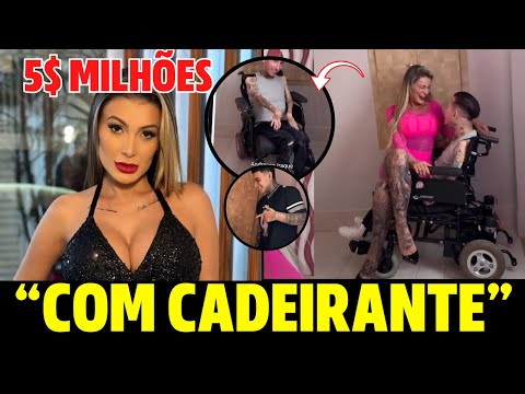 POLÊMICA! Andressa Urach usa CADEIRANTE em seus videos polêmicos e fatura 5 milhões de reais