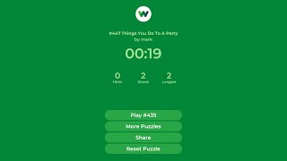 Word Salad #447 Things You Do Yo A Party