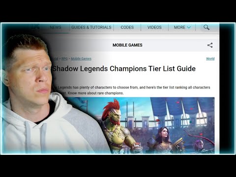 ChoseN Reacts to SOMEONE ELSE'S July 2022 TIER LIST! | RAID Shadow Legends