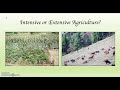 Intensive vs Extensive Agriculture Concepts