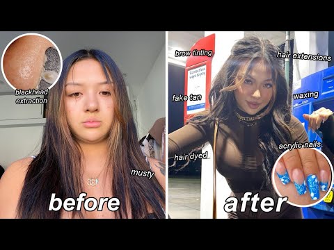 SPENDING $1000 TO GLOW UP (EXTREME 24 HOUR TRANSFORMATION)