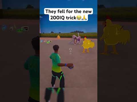 New 200IQ trick 😂 #fortnite #fortniteclips