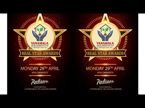 Yanamala Developers Pvt Ltd ||Real Star Awards || 29th April 2024