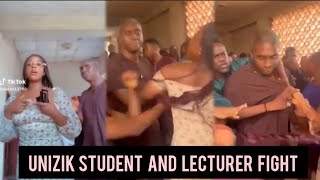 Unizik Student And Lecturer Fight Exposed ( Hidden Secret )