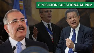 OPOSICION CUESTIONA AL  PRM