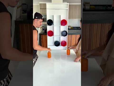 Desafio simples se transforma em rivalidade intensa dentro de casa😂 #gameplay