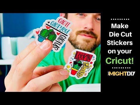 How to Make Waterproof Stickers on a Cricut | Die Cut...