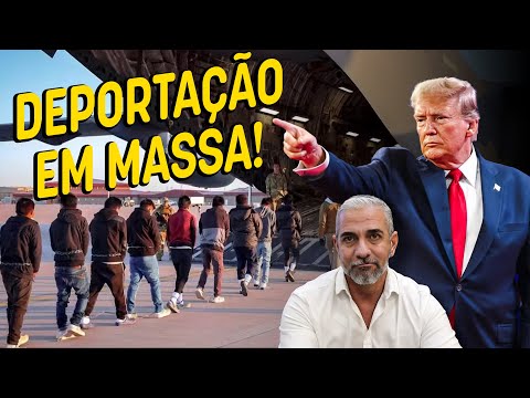 Começou o plano de deportação em massa do Trump! #paporeto