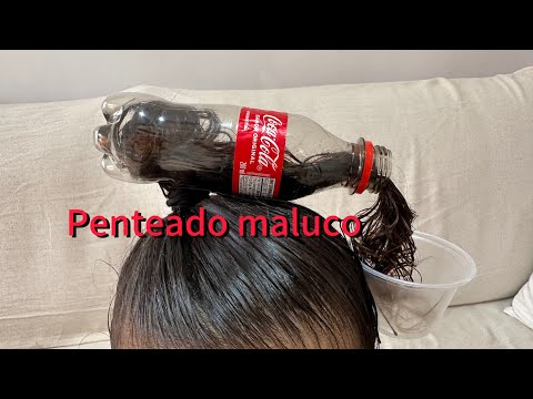 Penteado maluco/ cabelo maluco: coca cola #shorts