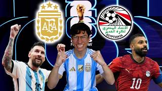 ARGENTINA VS EGYPT | WORLD CUP 2026 WATCHALONG