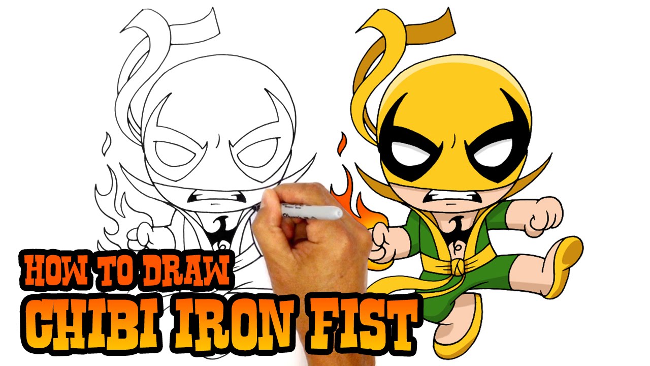 How to Draw Iron Fist - Marvel Comics