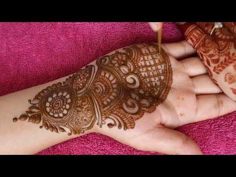 Simple Arabic Mehndi Design | Easy Mehndi Design | mehandi ka design | Arabian Mehndi Design