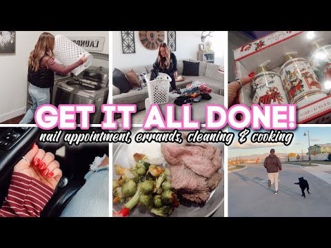 DAY IN MY LIFE VLOG // nail appointment, errands, cleaning & cooking!