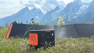 The easiest off grid set up for vanlife & home blackouts with the Jackery Solar Generator 1000 v2