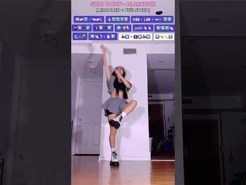 [XTINE] BLACKPINK - 'Shut Down' Dance Tutorial (Mirrored + 75% speed)