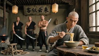 功夫電影！吃麵和尚竟是隱藏身份的絕世高手，邪派無處可遁！  💥 #中国电视剧 #KungFu #Martial Arts Movies