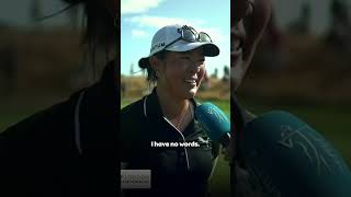 Anna Huang was left speechless after her win at the PIF London Championship 🏆