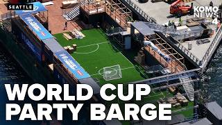World Cup fever floats into Seattle as Sounders, Reign roll out watch party barge