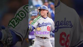 Dodgers @ Rockies - Game 3 (12:10 PM, April 19, 2026) #daltonrushing #dodgers #homerun #mlb