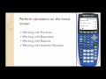 TI-84 Calculator Functions and Operations