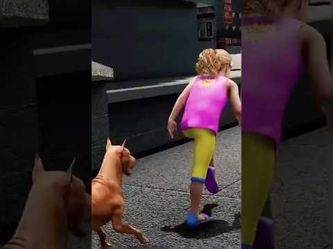 ماذا تفعل إذا هاجمك كلب شرس في الشارع؟ (خطأ واحد قد يُنهي حياتك!)😨#shorts