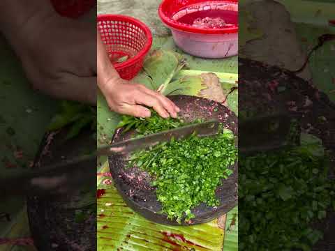 Làm dồi lợn #huyenbun #doilon #longlon