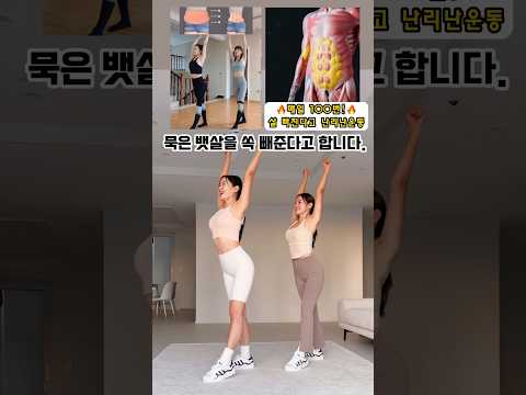 요즘 너무 핫한 이운동 100번 채우기 도전?! #흥둥이홈트 #다이어트댄스 #흥둥이 #홈트