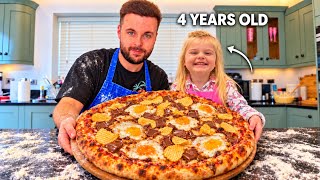 I Let My 4 Year Old INVENT Her Own Pizza