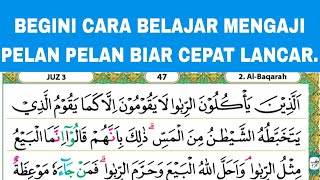 cara cepat bisa baca al qur'an untuk lansia dan pemula terbaru #juz3