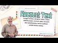 Pemahaman Recount Text