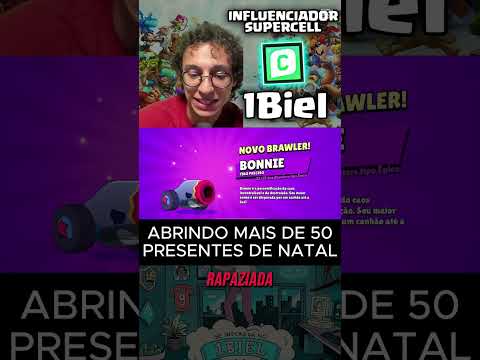 ABRINDO MAIS DE 50 PRESENTES DE NATAL NO BRAWL STARS