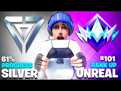 Silver to Unreal CONSOLE SPEEDRUN (Fortnite Ranked)