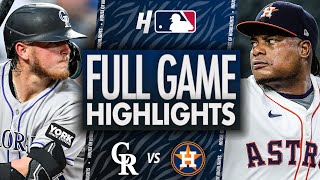 Colorado Rockies vs Houston Astros - FULL GAME HIGHLIGHTS | August 27, 2025 MLB Season